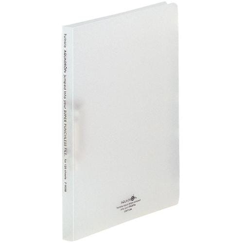 LIHIT スーパーパンチレスファイル 乳白 A4