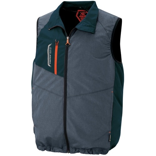 アイトス 空調服用ベスト(空調服TM) 杢チャコー