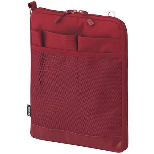 LIHIT バッグインバッグ(タテ型) レッド A