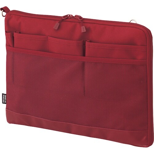 LIHIT バッグインバッグ(ヨコ型) レッド A