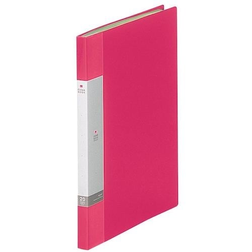 LIHIT クリヤーブック 20P 赤 A4