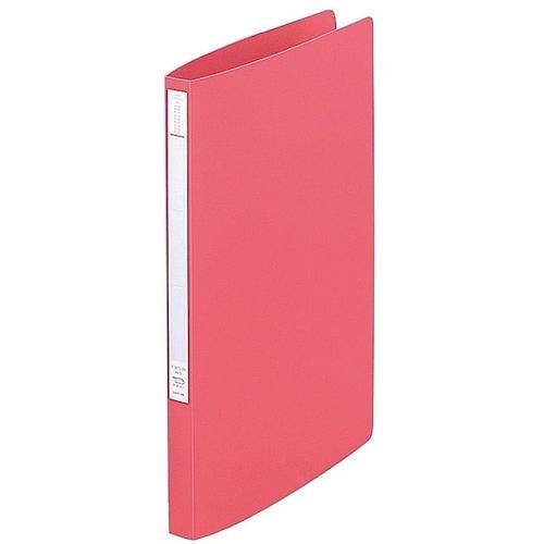 LIHIT スーパーパンチレスファイル 桃 A4