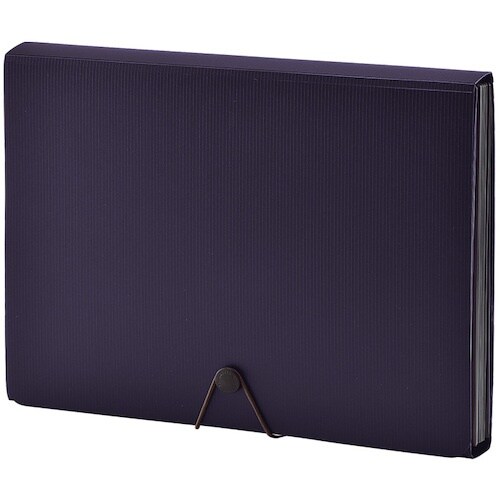 LIHIT ドキュメントファイル ネイビー A4