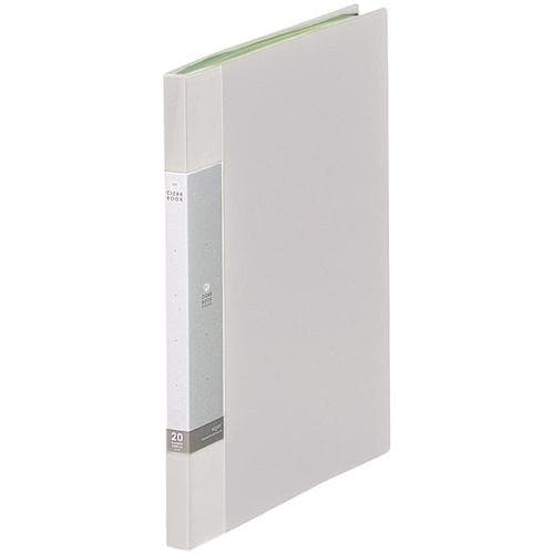 LIHIT クリヤーブック 20P 白 A4