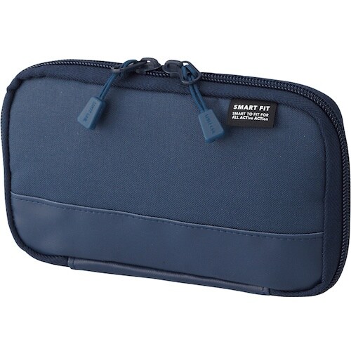 LIHIT コンパクトペンケース ネイビー