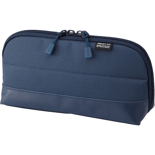 LIHIT ワイドオープンペンケース ネイビー