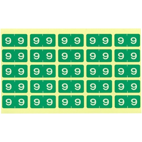 LIHIT カラーナンバーラベル M (250片)