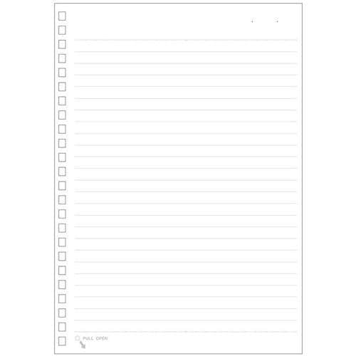 LIHIT ツイストノート<専用リーフ・横罫A罫>