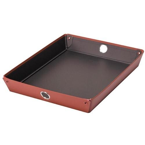 LIHIT スタッキングトレー 茶 A4