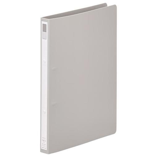 LIHIT リングファイル<ディンプル> グレー