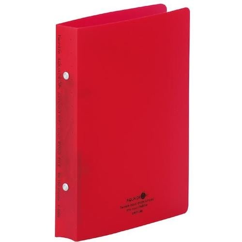 LIHIT リングファイル<ツイストリング> 赤