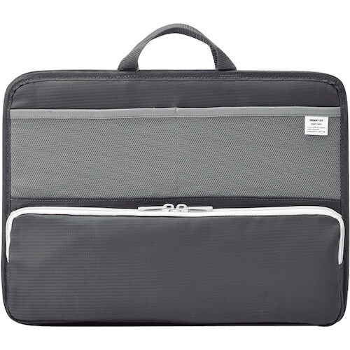 LIHIT スタンドポケット(ヨコ型) 黒 A4