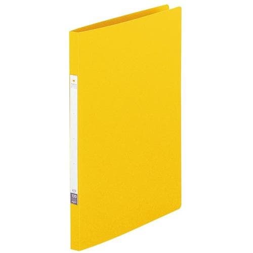 LIHIT パンチレスファイル 黄 A4