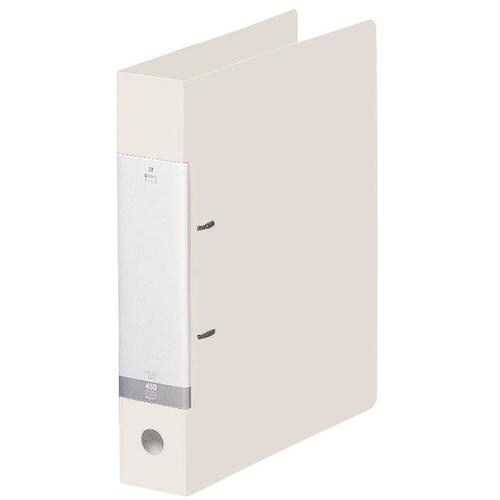 LIHIT D型リングファイル(450枚収納) 白