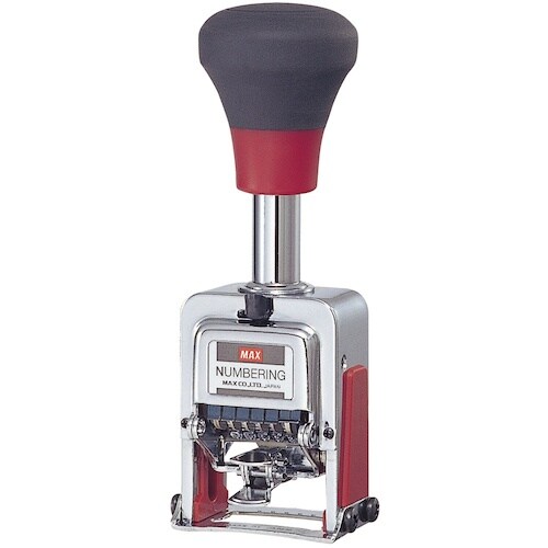 MAX ナンバリング 5桁4様式 NR−504