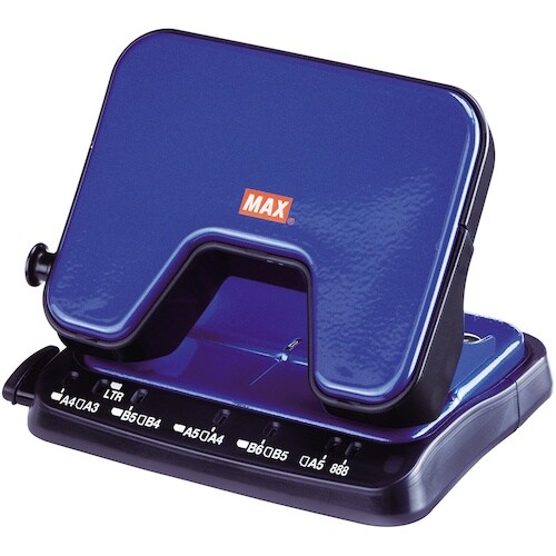 MAX 軽あけパンチ スクーバ(穴あけ25枚)ブル