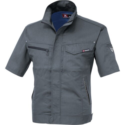 XEBEC 半袖ブルゾン1631−25−M チャコ