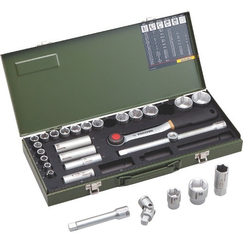 PROXXON ソケットレンチセット1/2”(6角