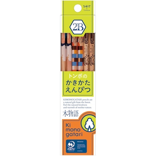 Tombow かきかた鉛筆 2B 木物語 02
