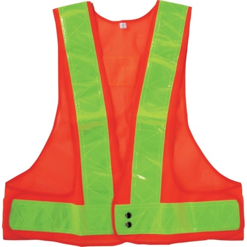 喜多 安全ベスト(7cm幅) No6000 オレン