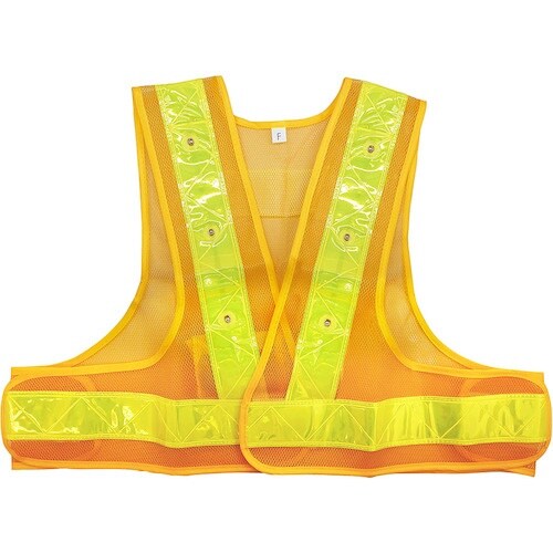 喜多 LED安全ベスト(ショート丈) No6080