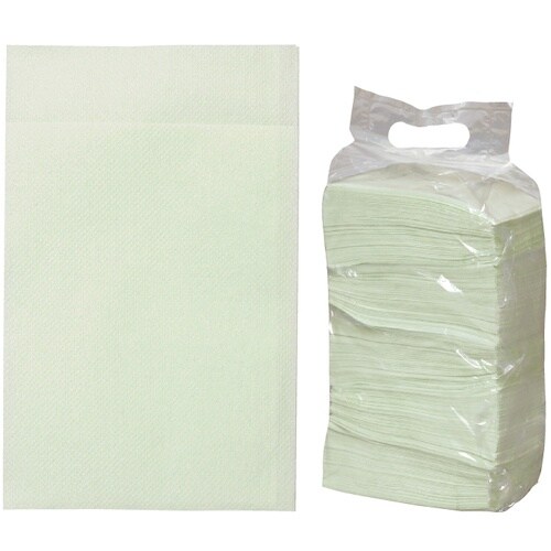 大黒 カラーナフキン 六ツ折 グリーン 500枚パ