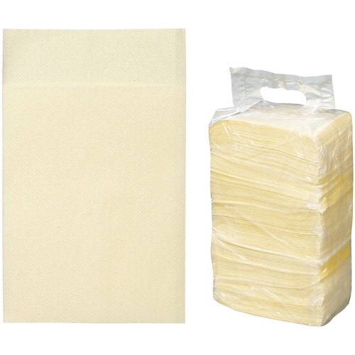 大黒 カラーナフキン 六ツ折 イエロー 500枚パ