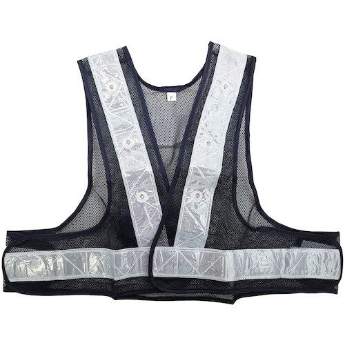 喜多 LED安全ベスト(ショート丈) No6080