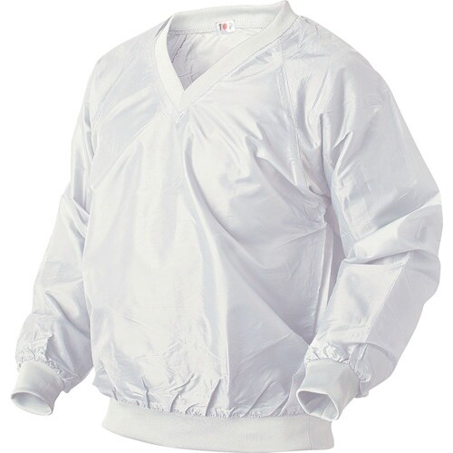 喜多 Vネック ヤッケ No3000 ホワイト L