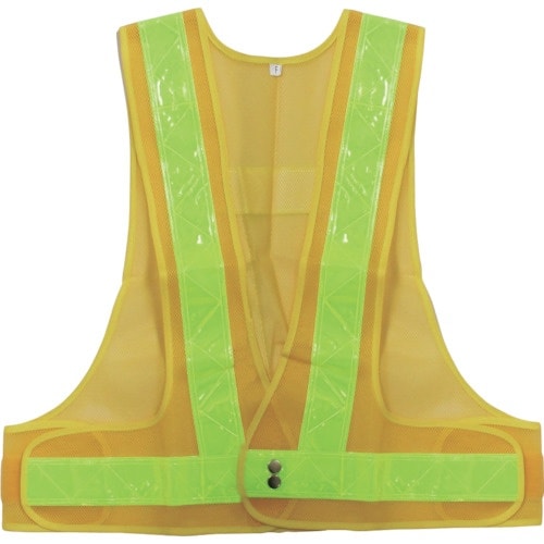 喜多 安全ベスト(5cm幅) No6040 イエロ