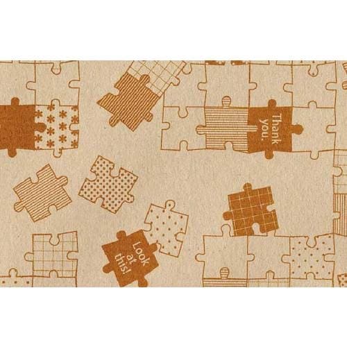 大黒 包装紙 未晒コットン KH−4004 パズル