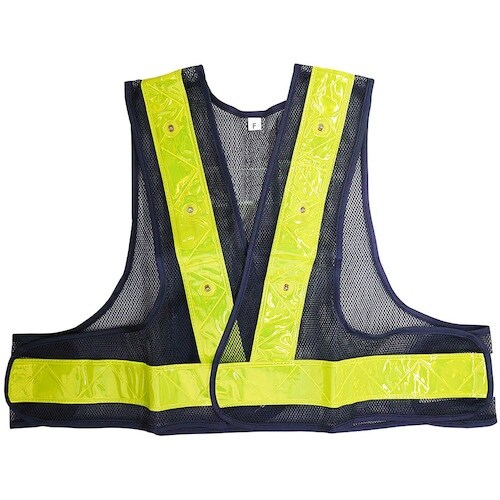 喜多 LED安全ベスト(ショート丈) No6080