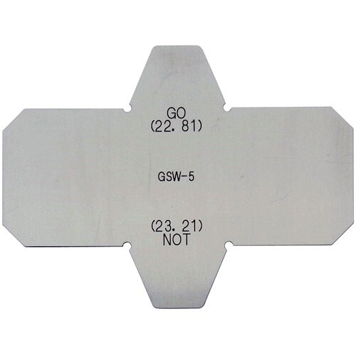 SK ガスケット溝幅測定限界ゲージ 合否規格JPI