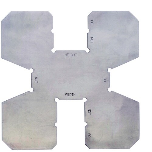 SK ガスケット幅・高さ測定限界ゲージ 合否規格J