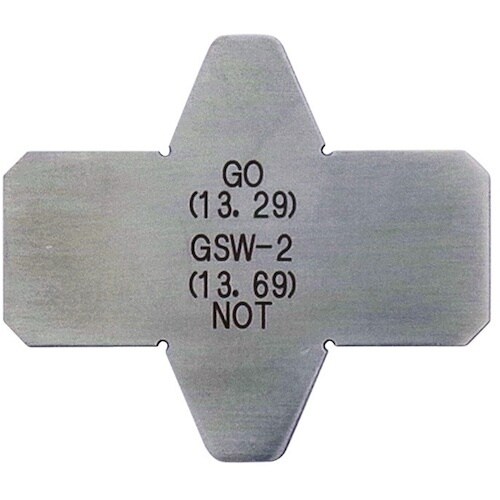 SK ガスケット溝幅測定限界ゲージ 合否規格JPI