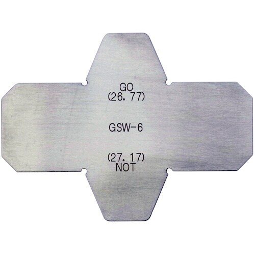 SK ガスケット溝幅測定限界ゲージ 合否規格JPI