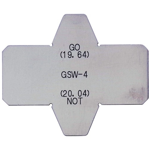 SK ガスケット溝幅測定限界ゲージ 合否規格JPI