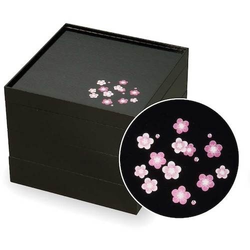 大黒 V−BOX6.5寸 花の舞 黒(金ボール付)