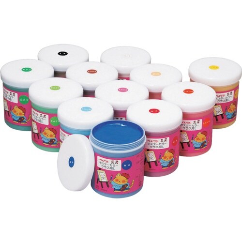 PENTEL ポスターカラー クラス用L 12色セ