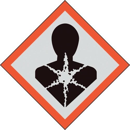 ユニット GHSラベル 中 健康有害性