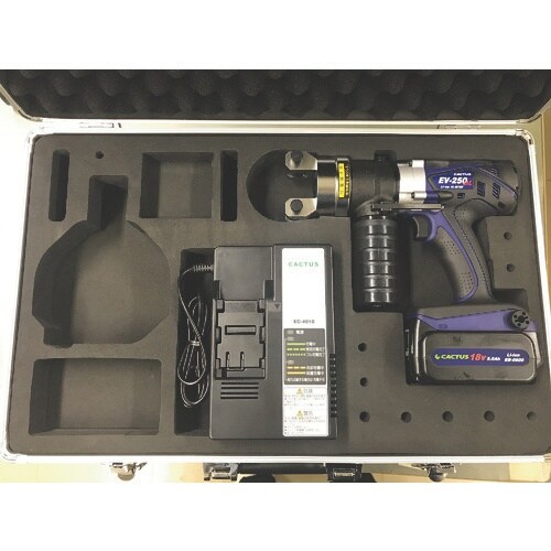 CACTUS コードレス電動油圧式圧着工具(ダイス