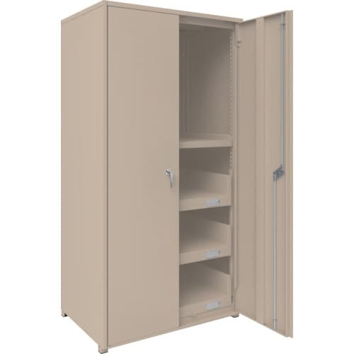 TRUSCO M2型軽中量棚棚 背板・側板・扉付