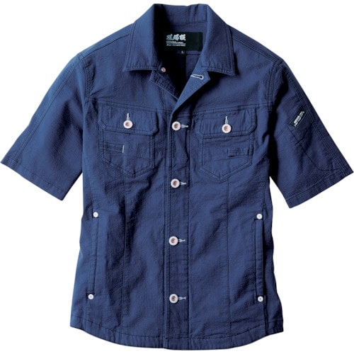 XEBEC 半袖ブルゾン2251−16−M ネイビ