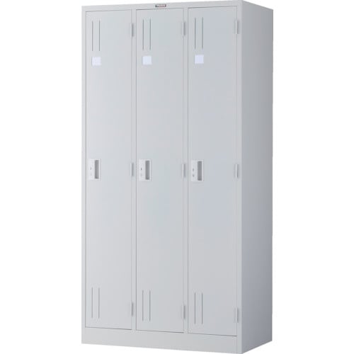 TRUSCO TZ型防錆強化3人用ロッカー ホワイ