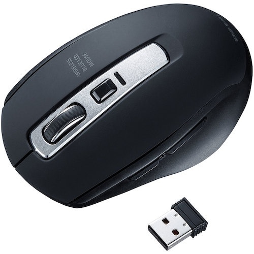 SANWA ワイヤレスブルーLEDマウス