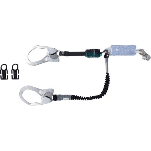 ミドリ安全 常時巻取り式と伸縮式の2丁掛けランヤー