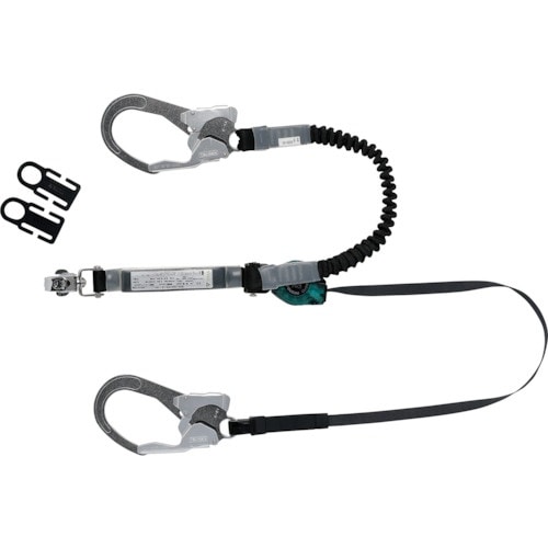 ミドリ安全 常時巻取り式と伸縮式の2丁掛けランヤー