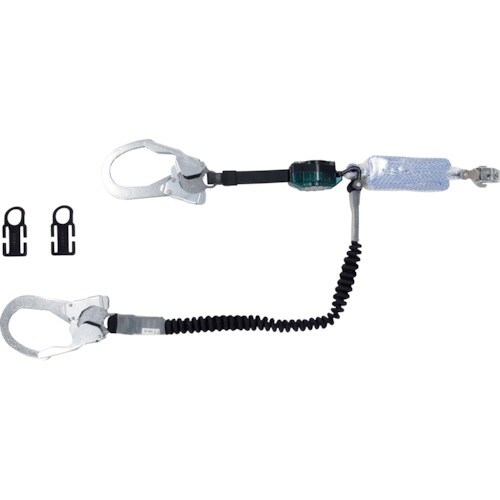 ミドリ安全 常時巻取り式と伸縮式の2丁掛けランヤー