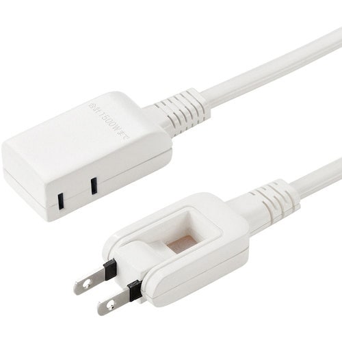 SANWA マイクロタップ 2個口 0.5m ホワ