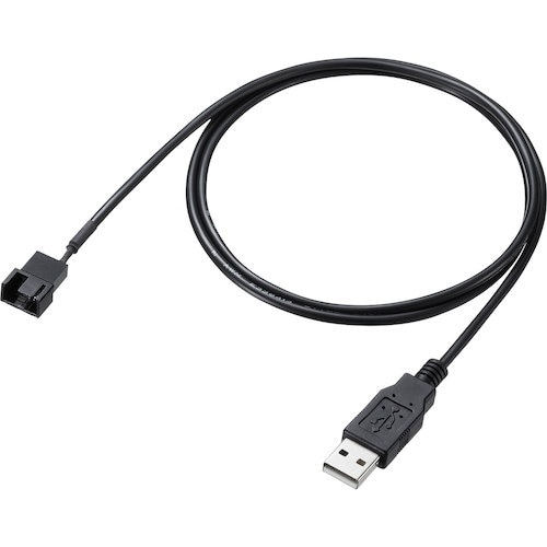 SANWA ケースファン用USB電源変換ケーブル